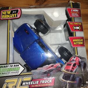 Blue R/C Wheelie Truck. Ram 1500